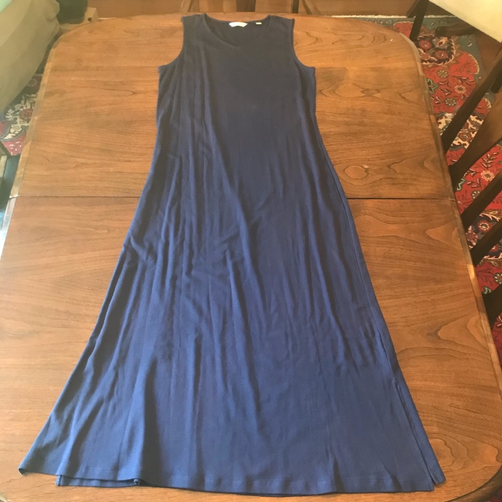 Liz Claiborne Navy Blue Maxi Dress NWOT